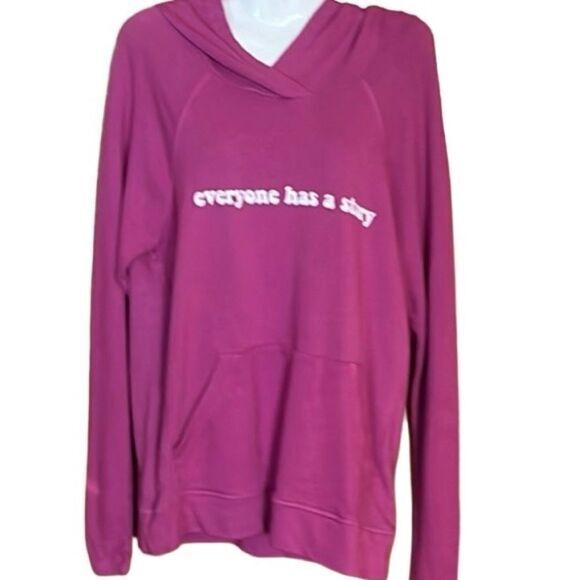 Good Hyouman womens Elvy Hoodie pink Size S EVERYONE HAS A STORY‎ Barbiecore NWT - Picture 4 of 9